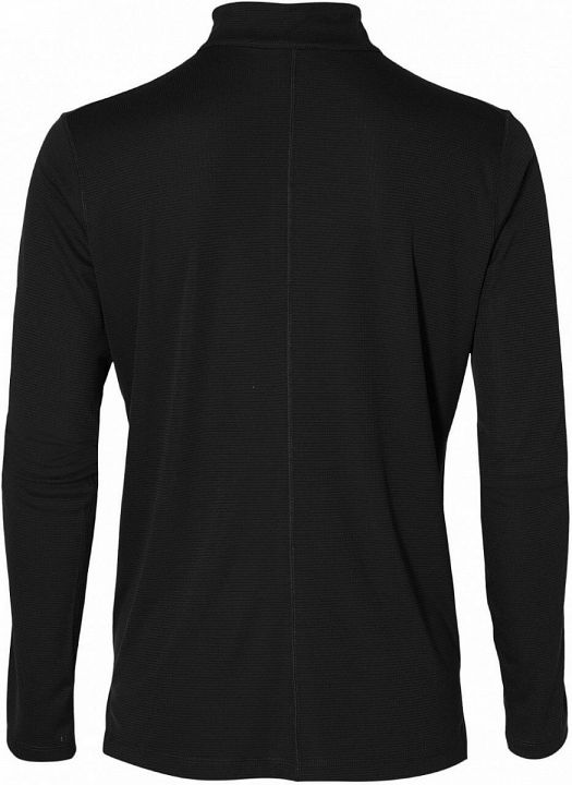 Asics Silver Long Sleeve 1/2 Zip Top Performance Black